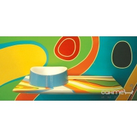 Раковина настольная круглая Olympia Texture Onda (31LD) цветная