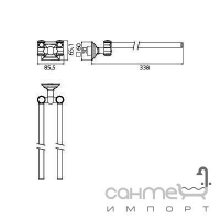 Держатель для полотенца Emco Classic Neu 0450 207 35 (золото/хром)