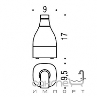 Дозатор для жидкого мыла Colombo Alize B9331