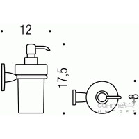 Дозатор для жидкого мыла Colombo Bart B9308