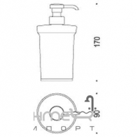 Дозатор для жидкого мыла Colombo Link B9311