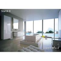 Акрилова ванна прямокутна 150х70 вбудована або для облицювання панелями Duravit Starck 700331