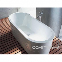 Акриловая ванна овальная 180х80 отдельностоящя с ножками и панелями Duravit Starck 700010