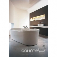 Акрилова ванна овальна 190х90 вбудована або для облицювання панелями Duravit Starck 700011