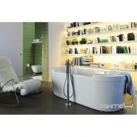 Акрилова ванна овальна 190х90 окремостояща з ніжками та панелями Duravit Starck 700012