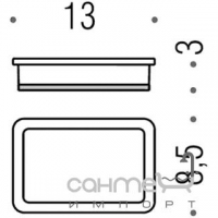 Мыльница, золото Colombo Lulu B6240