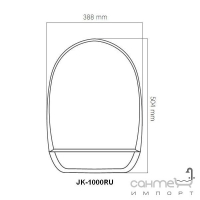 Электронная крышка для унитаза SensPa JK-1000RU 504x388