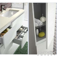 Комплект мебели для ванной комнаты Salgar Modular Minerva 1015/L White Texturado