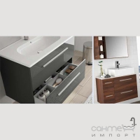 Комплект мебели для ванной комнаты Salgar Creta 600 Antracite Grey