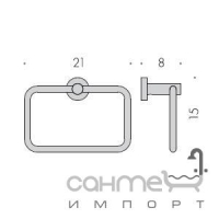 Тримач для рушників - кільце Colombo Plus W4931