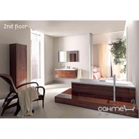 Пенал высокий 180х50 петли справа, 1 дверца Duravit 2nd floor 2F 9156R6767 палисандр