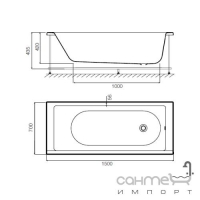 Акрилова ванна AM.PM Sense A0, W75A-150-070W-A