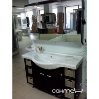 Комплект меблів для ванної кімнати CRW GSP04 (бордовий)