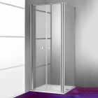 Двустворчатая дверь, открывающаяся вовнутрь и наружу, для боковой панели Huppe Design pure 510 510640