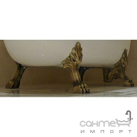 Ванна с золотыми ножками Hidra Ceramica Ellade D63 