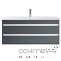 Тумбочка підвісна 50 для умивальника 049953, 2 ящики Duravit Ketho KT 6631 колір на вибір.