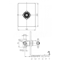 Змішувач-термостат для душу 3/4 Giulini G Termostatici F8232-PA Хром