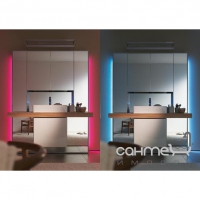 Діодне кольорове підсвічування (2-стороннє) з пристроєм управління, приховане Duravit Mirrorwall 9900