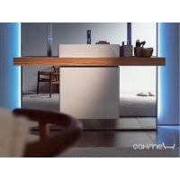 Настінна клавіша керування акумулятором Duravit Mirrorwall MW 9953 алюміній, анодований сріблом