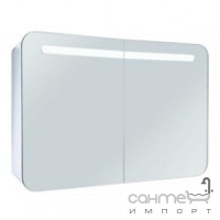 Зеркальный шкафчик с подсветкой 72 люминесцентный Duravit Puravida PV 9424 85 белый глянец