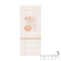 Плитка Kerama Marazzi BR361237080 Панно Айнола рожевий (кахель з квітами)