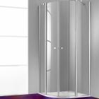 Двустворчатая распашная дверь с неподвижными сегментами Huppe Design pure 501 510670