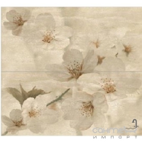 Плитка CERAMICA DE LUX Silence Sacura (панно 2) (кахель з квітами)