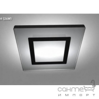 Потолочный светильник e-light 40см люминесцентный Duravit LM 969803700 белый алюминий