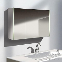 Зеркальный шкафчик с подсветкой 120см люминесцентный Duravit Multibox LM 977303700 белый алюминий