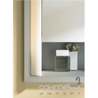 Зеркальный шкафчик с подсветкой 120см люминесцентный Duravit Multibox LM 970303700 белый алюминий