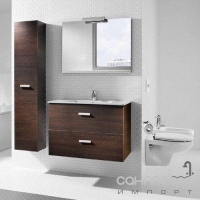 Дзеркало для ванної кімнати Roca Victoria 80x60 венге, горіх, білий