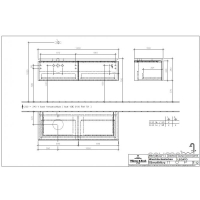 Тумба под раковину Villeroy&Boch Legato B113L0PN (светодиодная подсветка)