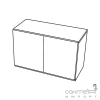 Боковой шкафчик Keramag 4U (корпус: белый, фасад: белый матовый, узор белый глянец) 804284