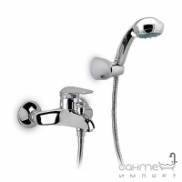Настінний змішувач для ванни з автоматичним перемикачем та ручним душем Roca Monojet-N A5A0139C02 Хром