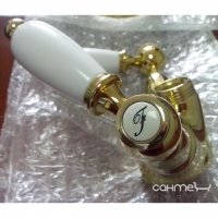 Змішувач для біде з автоматичним зливом Emmevi Deco Ceramic OR121614 золото