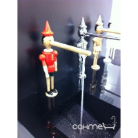 Змішувач для раковини з донним клапаном Emmevi Pinocchio CR1883 хром
