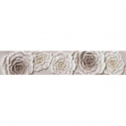 Плитка Ceramica de Lux CER-4441A CNF WOODGREY фриз (з квітами)