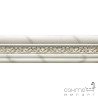 Плитка CERAMICA DE LUX CER-4133A CNF BIANCO MARMONA фриз