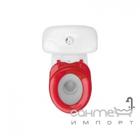 Унитаз компакт детский Colombo Бемби с красным сиденьем S10990051