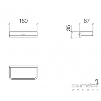 Рушникотримач кільцевий Dornbracht Lulu 83200710-06 Платина Матова