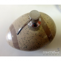 Емкость для жидкого мыла Gedy Stone 5081-XX светло- и темно-коричневый