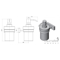 Дозатор для жидкого мыла настенный Langberger Unique 2110921A