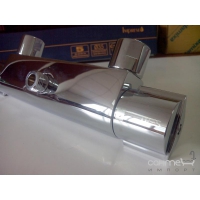 Змішувач термостатичний з душовою колоною та масажною душовою лійкою Tres Lex-Tres 1.81.385 Хром