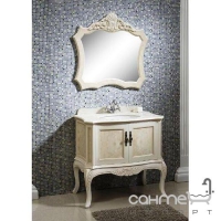 Зеркало для ванной комнаты Estandar Pegasus 100 см слоновая кость