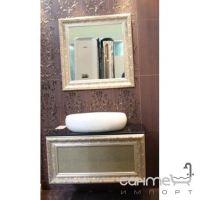 Зеркало для ванной комнаты Estandar Royal 80 см золото