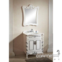 Тумба для ванной комнаты Estandar Versailles 71 см белый, серебро