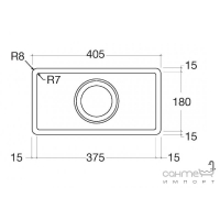 Кухонная мойка Dornbracht Water Units 38001000-86 Нержавеющая Сталь Бархатная