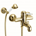 Змішувач для ванни з душем Fir Melrose 71 золото