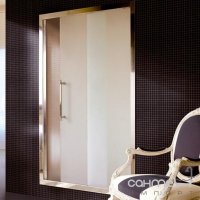 Розсувні душові двері Devon&Devon Majestic MAS/120 (скло прозоре, профіль світло золото)