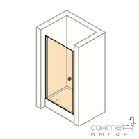 Розстібні двері, які складаються, для ніші або бічної стінки (вуловий вхід) Huppe Format Design F50102